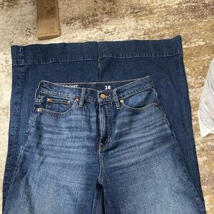 J. Crew Women's Blue Flare Jeans
